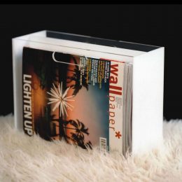 Magazine stand - perspex