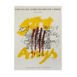 TAPIES lithography. year 1974