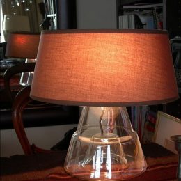 Glass Table Lamp